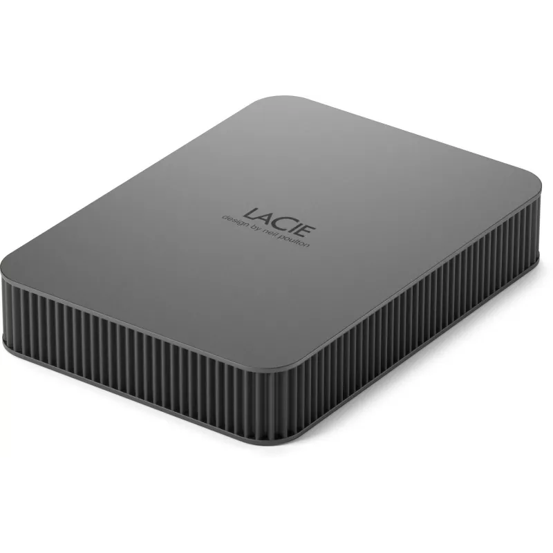 LaCie Mobile Drive Secure 5TB nešiojamas išorinis kietasis diskas 2,5 colio, Mac ir PC, Space Grey, duomenų atkūrimo paslauga (STLR5000400)