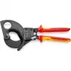 Kabelių pjaustytuvas KNIPEX 95 36 280, varinių ir aliumininių kabelių kirpimo replės, VDE testuotas