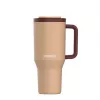 Terminis puodelis su teleskopiniu šiaudeliu Kambukka Rio Tumbler 950ml Almond Dream
