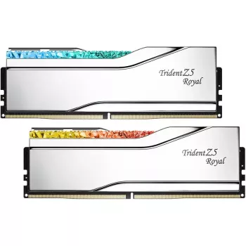 G.Skill Trident Z5 Royal 48 GB (2x 24 GB) DDR5-7200 MHz atminties rinkinys, sidabrinis