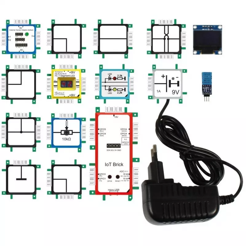 ALLNET IoT rinkinys ALL-BRICK-0688 – IoT rinkinys su ispaniška dokumentacija