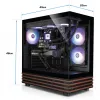 FTW A-Line LCS 5060Ti D5, žaidimų kompiuteris juodas/permatomas, Windows 11 Home