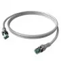 Sacon EasyLan DualBoot PushPull pataisos laidas - RJ-45 (M) į RJ-45 (M) - 3 m - STP - CAT 6a - pilkas (CPP1OAAAAA0030)