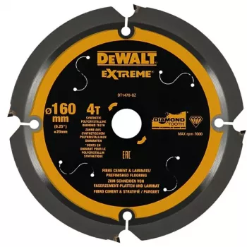 Pjovimo diskas laminatui ir cementiniam gipso kartonui DeWalt DT1470 160x20 mm 40 dantys