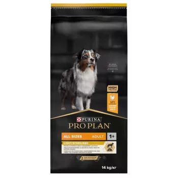 PURINA Pro Plan Light Sterilised All Sizes Adult - sausas šunų ėdalas - 14 kg