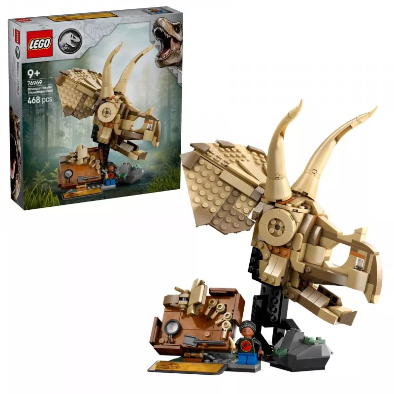 LEGO JURASSIC WORLD 76969 Dinozaurų fosilijos: Triceratops kaukolė