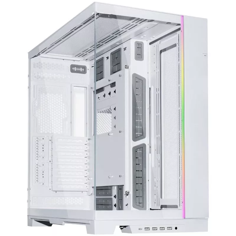 Lian Li O11 Dynamic EVO XL „Big Tower“ kompiuterio korpusas, baltos spalvos