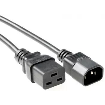 MicroConnect PE0191430 maitinimo ilginimo laidas, juodas, 3 m, C19 – C14