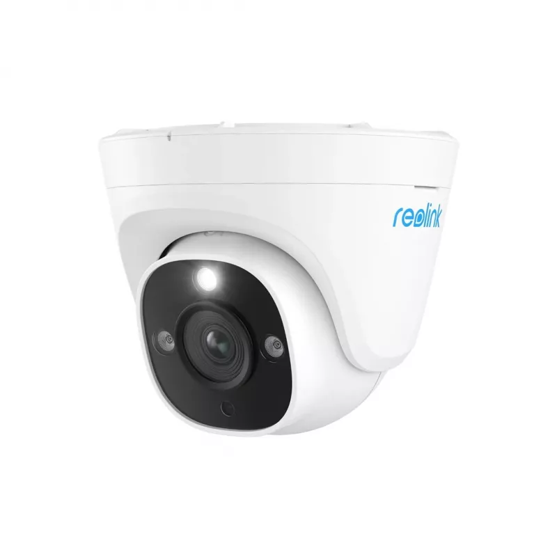 IP stebėjimo kamera Reolink P344 Dome – 12 MP, 4 mm objektyvas, PoE/DC, IP67, 30 m IR, balta