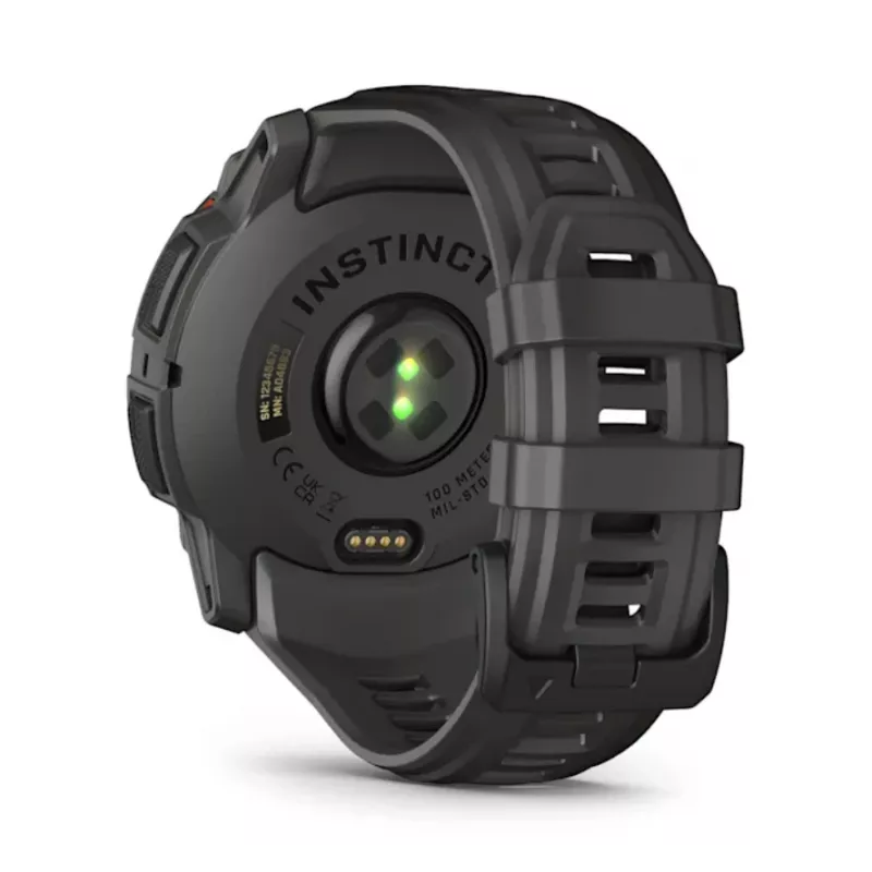 Garmin Instinct 3 Solar GPS išmanusis laikrodis 1,3 colio MIP 176x176 jutiklinis ekranas juodas