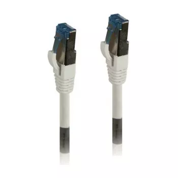 Patch kabelis RJ45 CAT6A 500MHz 0,15m baltas S-STP (S/FTP) TPE/LSZH Superflex AWG26 Syner
