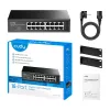 Valdiklis Cudy GS1016E 16 prievadų Gigabit Ethernet tvarkomas jungiklis, 16× 10/100/1000 Mbps
