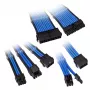 Prailgintuvų rinkinys Kolink Core Adept — 20+4pin, 8pin, 4+4pin, 3×6+2pin, mėlyna, PET pynė