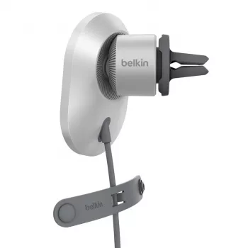 Belkin BoostCharge Pro pilka belaidė įkroviklis automobiliui WIC008BTGR-NCV2
