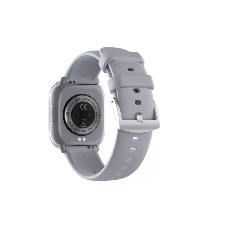 myPhone Watch Pastel išmanusis laikrodis, 4,45 cm (1,75 colio) AMOLED, 390 x 450 taškų, Bluetooth 5.3, atsparus vandeniui, sidabriškai pilkas