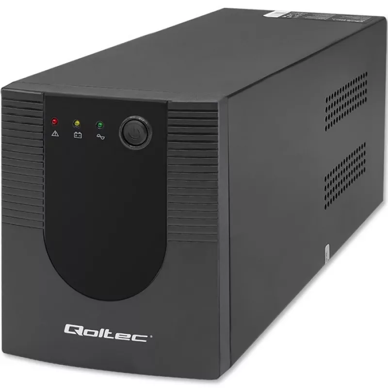 Nepertraukiamo maitinimo šaltinis UPS Qoltec 53775 1,2 kVA 720 W 4 AC lizdai