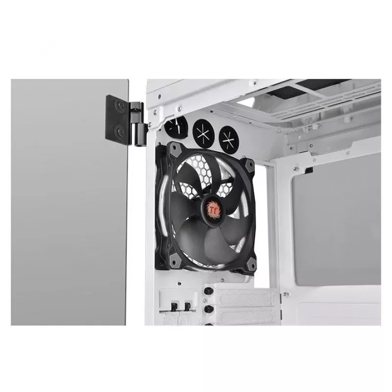 Case View 71 Riing Grūdintas Stiklas E-ATX Pilnas Bokštas - Snow Edition