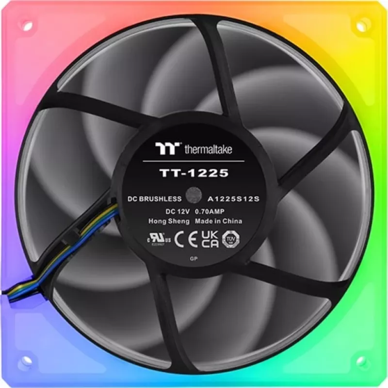 Ventiliatorius Thermaltake TOUGHFAN 12 RGB 12 cm Baltas 500-2000 RPM