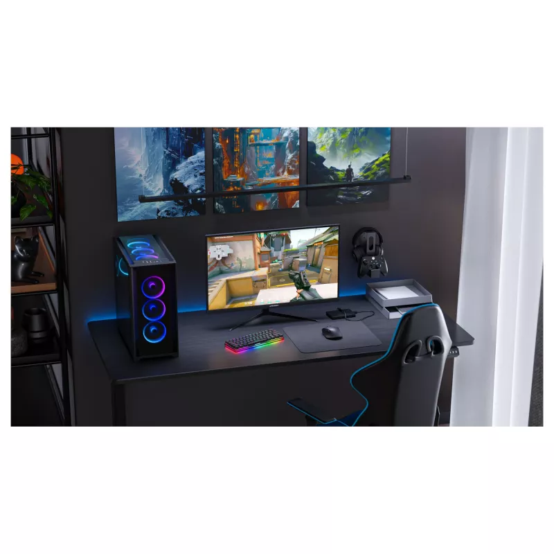 Monitorius JAPANNEXT JN-I270UHD16FHD32 27 colių 4K Ultra HD LED juodas