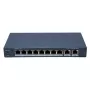 Hikvision DS-3E1310HP-EI(B) valdomas tinklo jungiklis Fast Ethernet (10/100) su PoE, pilka