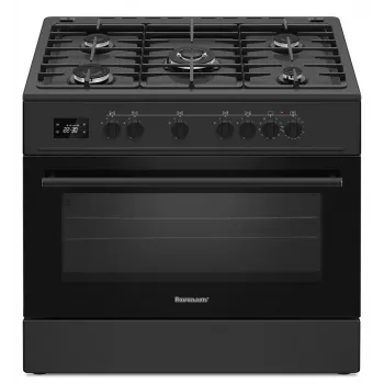 Ravanson KWGE-K90 Cheff Modern Black dujinė ir elektrinė viryklė (juoda)