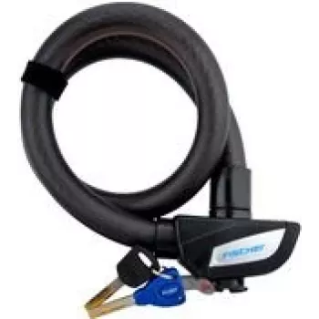 FISCHER 85903 plieninis kabelio spyna – 850 mm juoda apsauginė kabelio spyna