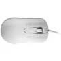 Laidinė ambidekstrinė optinė pelė ManMachine Man & Machine C Mouse – USB Type-A, lazeris 1000 DPI, 3 mygtukai, slinkimo ratukas (higieniška balta)