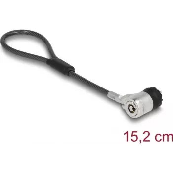 Kabelinė spyna Navilock 20941 juoda sidabrinė 0,152 m 4,5 mm