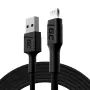 Laidas Lightning – USB-A Green Cell KABGC12, 2 m, juodas