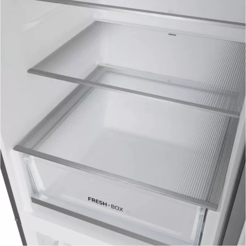 Šaldytuvas su šaldikliu TEKA RBF 54650 SS XL, nerūdijantis plienas, 401 L bendras, šaldiklis apačioje, No Frost, liečiamas valdymas