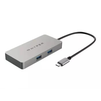 HYPER HDMB2 sąsajų centras USB 3.2 Gen 1 (3.1 Gen 1) Type-C 5000 Mbit/s nerūdijantis plienas