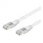 Wentronic Goobay CAT 5e jungiamasis kabelis, SF/UTP, baltas, 0,25 m – CCA vario mišinys (95213)