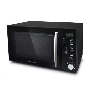Mikrobangų krosnelė kombinuota ESPERANZA COCINERO EKO010, 1200 W, 20 L, grilis 900 W, LED ekranas, juoda