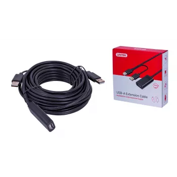UNITEK Y-278 USB 2.0 laidas 10 m 2 x USB A USB A juodas