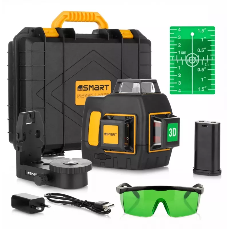Lazerinis nivelyras Smart 06-03040G žalias 40 m