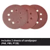 Šlifuoklis EINHELL TP‑RS 18/32 Li BL Solo – 24 000 aps./min, juodai raudonas, 1,11 kg