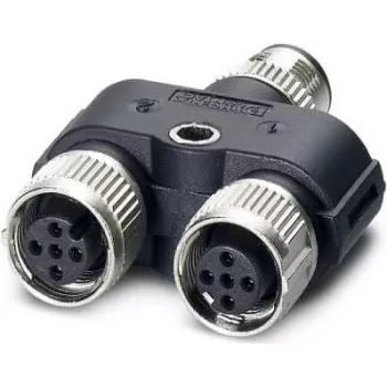 Phoenix 1403627 Kabelio adapteris M12 juodas - pilkas (1403627)