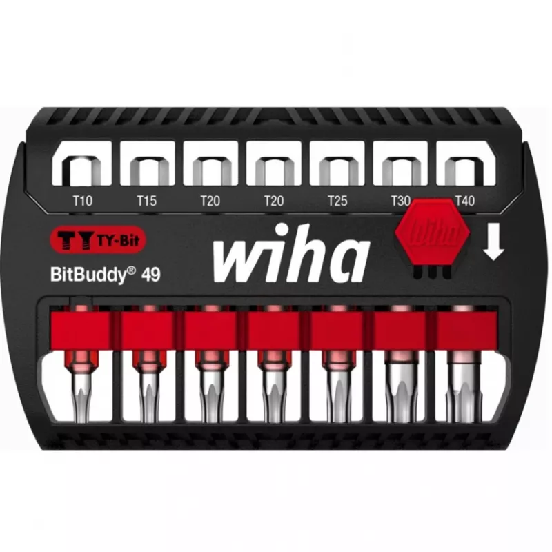 Bitų rinkinys Wiha BitBuddy TY 49 mm