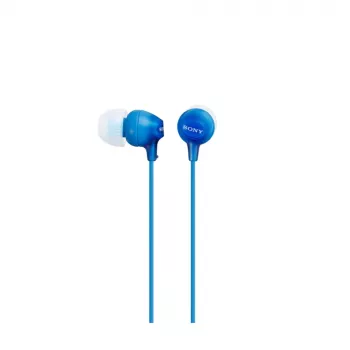 Sony MDR-EX15LP, laidinės ausinės, 8–22000 Hz, mėlynos
