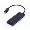USB-C 4 prievadų I/O HUB UHB-CM-U3P4-02 GEMBIRD