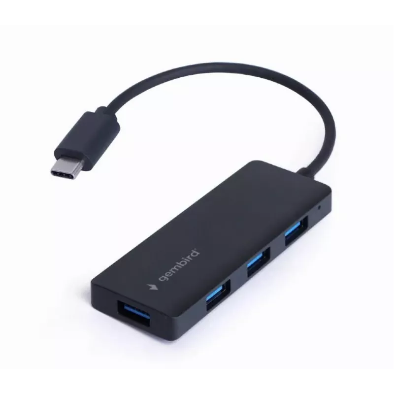 USB-C 4 prievadų I/O HUB UHB-CM-U3P4-02 GEMBIRD