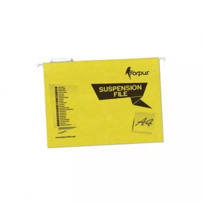 Kabantis segtuvas Forpus FO22703 A4 kartoninis geltonas