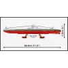 Konstruktorius Cobi ORP Orzeł 193 kaladėlių laivo modelis