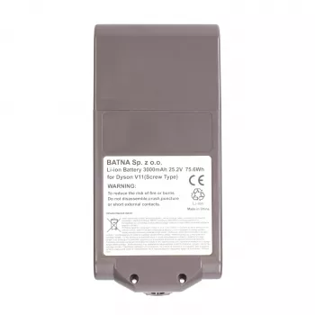 Baterija Dyson dulkių siurbliui V11 Screw 25,2V 3000mAh