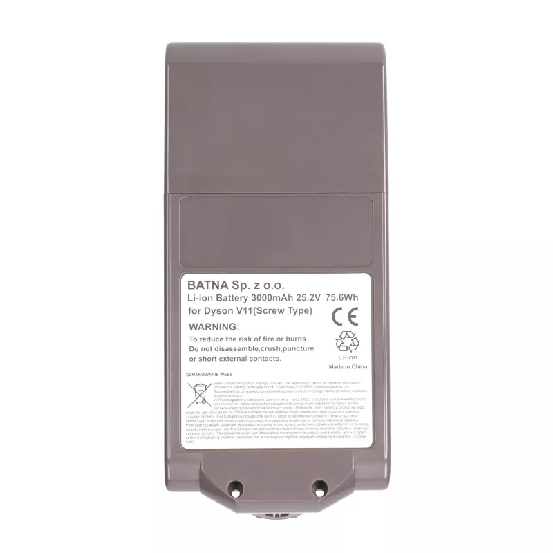 Baterija Dyson dulkių siurbliui V11 Screw 25,2V 3000mAh
