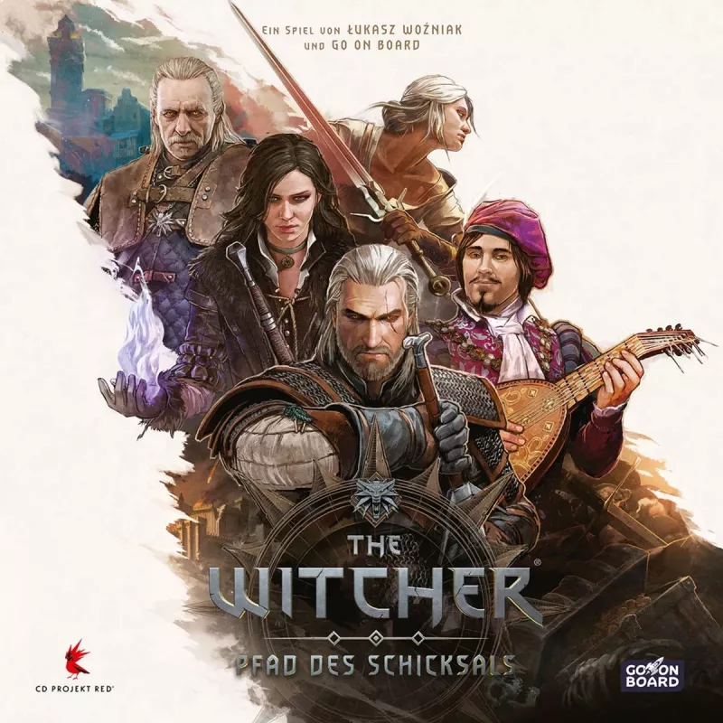 Stalo žaidimas Asmodee The Witcher: Pfad des Schicksals Deluxe Edition – vaidmenų ir strategijos žaidimas