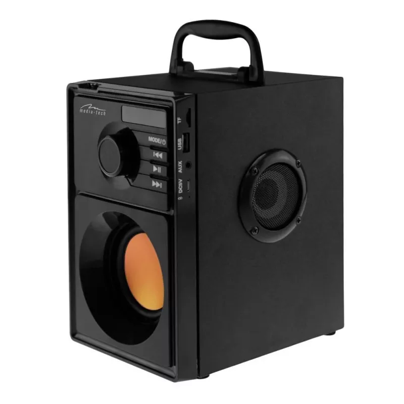 Nešiojamas stereo garsiakalbis Media-Tech BOOMBOX BT 15 W, juodas