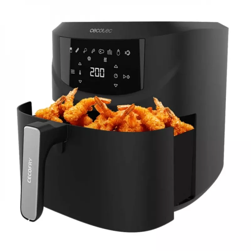 Cecotec Cecofry Absolute 7600, Karšto oro gruzdintuvė, 7,6 l, 80 °C – 200 °C, 60 min