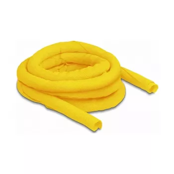 DeLOCK Woven Sleeve savaime užsidaranti karščiui atspari 5 m x 16 mm geltona