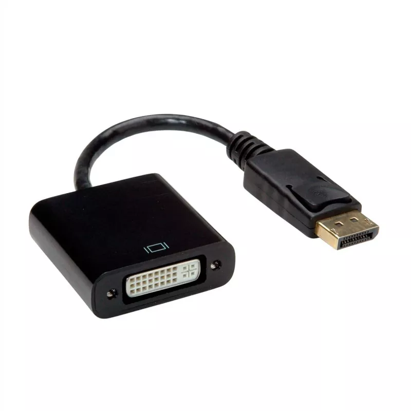 Value 12.99.3137 vaizdo kabelis-adapteris 0,15 m DisplayPort DVI-D juodas (12.99.3137)